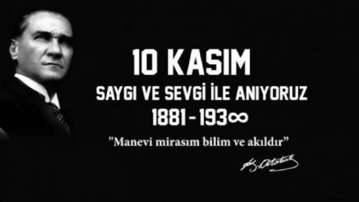 Bir ölüm ancak bu kadar ölümsüz olabilirdi...Mustafa Kemal Atatürk'ü saygı, sevgi ve özlemle anıyoruz.